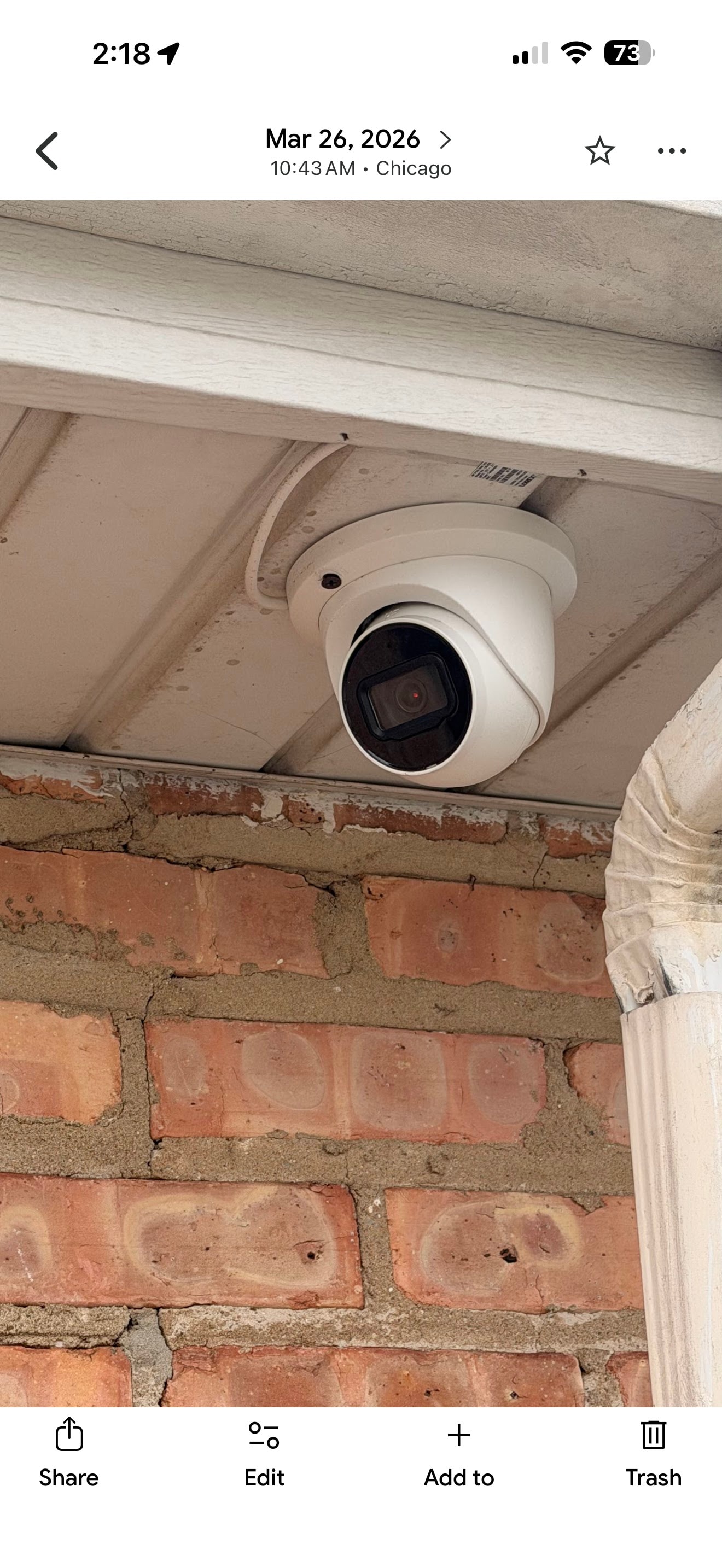 KNG Security Cameras job site installation